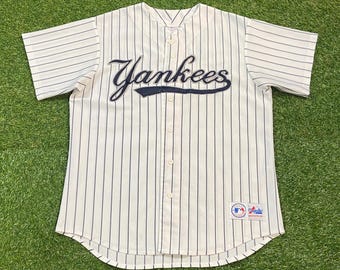 Vintage 90s Starter MLB New York Yankees Baseball Pinstripe Jersey