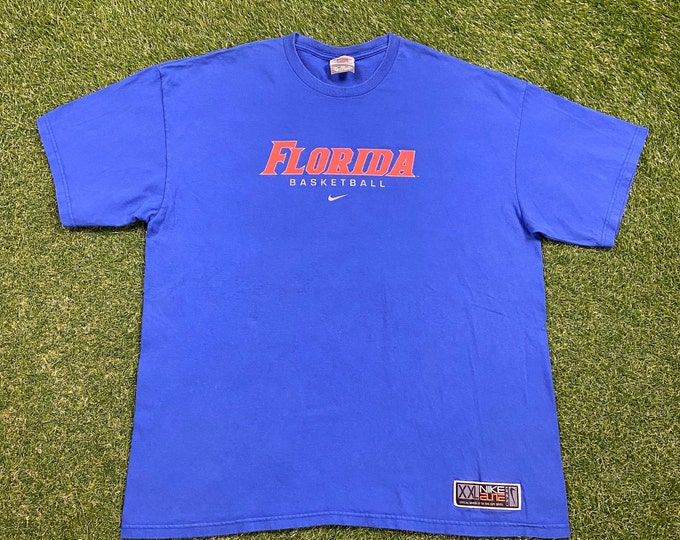 Vintage Florida Gators T-Shirt Tee Nike Size XXL 2XL NCAA College Football UF University of Florida 1990s 90s Rare