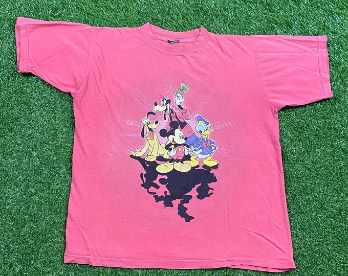 Vintage Walt Disney World T Shirt Tee Size Large L Mickey Mouse Disneyland Magic Kingdom WDW