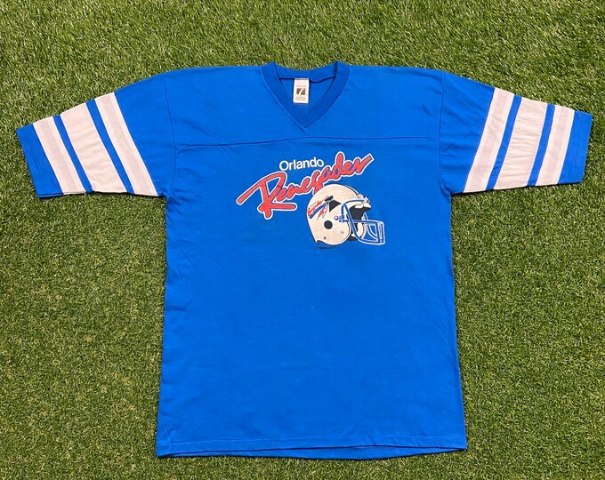 Vintage Orlando Renegades T Shirt Tee Logo 7 Made Usa Size Xtra Large XL United States Football League USFL NFL Buccaneers Florida 1980s 80s