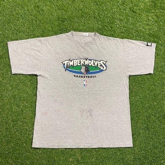 Vintage Minnesota Timberwolves T Shirt Tee Starter Made USA -  Finland