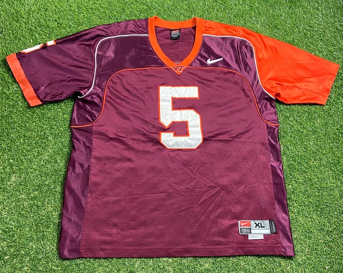 Vintage Virginia Tech University Jersey Nike Size Large L NCAA College Football 1990s 90s