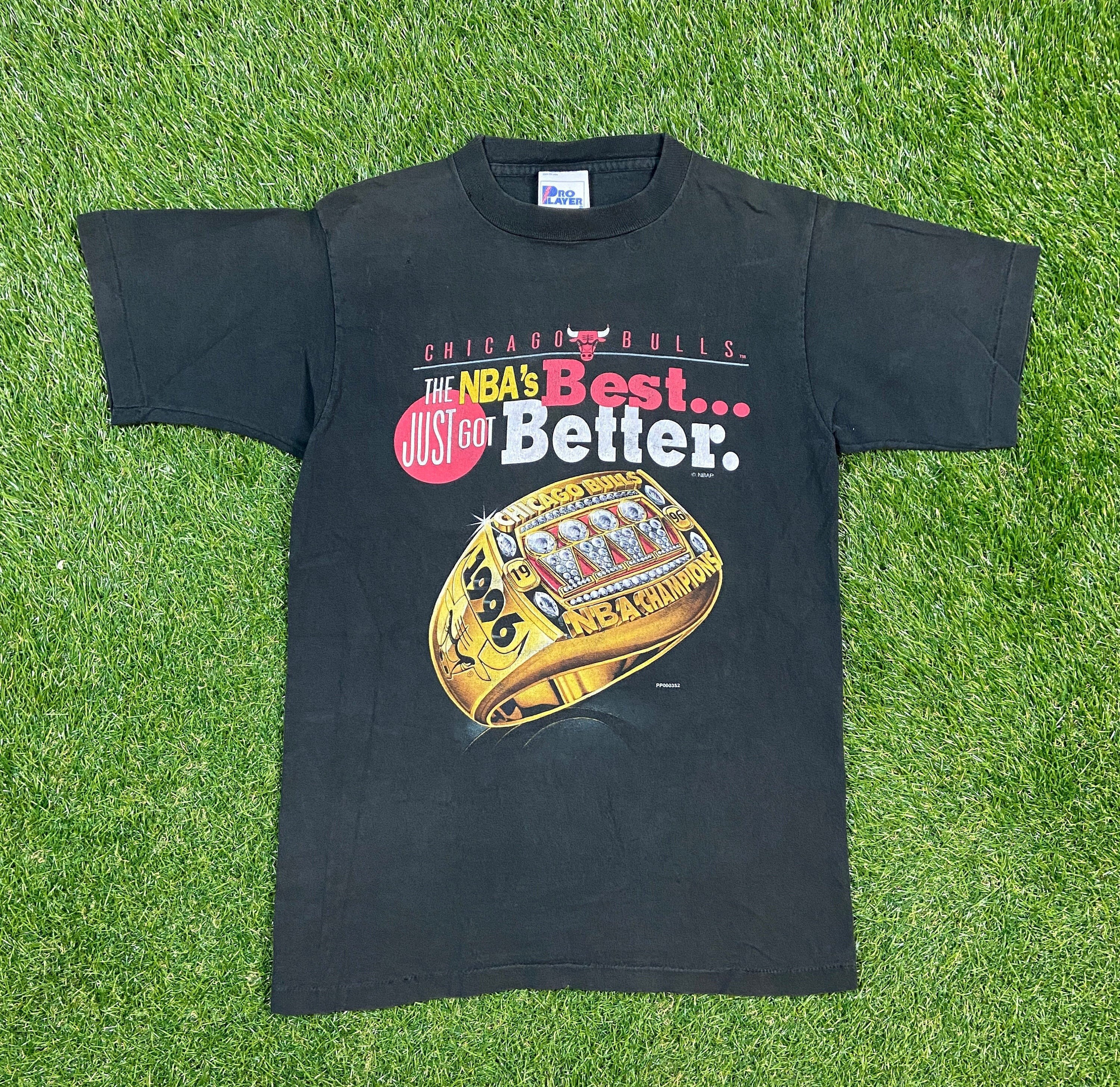 Vintage Chicago Bulls T Shirt Tee Pro Player Made Usa Size Etsy 日本