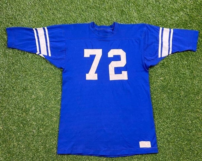 Vintage Indianapolis Colts #72 Jersey Russell Southern Size Xtra Large XL NFL Football Indiana 1970s 70s True Vintage