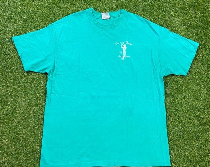 Vintage Happy Hour 93 Golf Classics T Shirt Tee Made USA Size Xtra Large XL Masters Tournament US Open Masters Collection Tiger Woods 90s