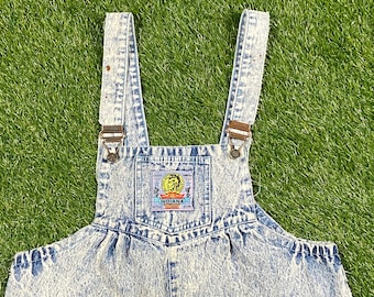 Vintage Indiana Jeans Overalls Apparel Fashion 1990s 90s Pop Suspenders