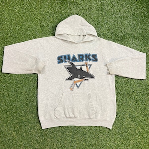 OLD TIME HOCKEY SAN JOSE SHARKS NHL HOCKEY HOODIE SZ: M – Stay Alive vintage store
