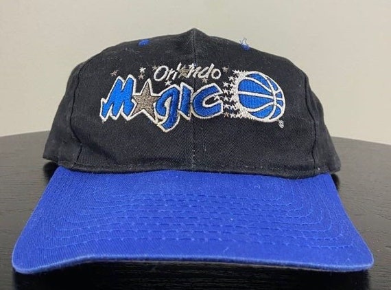 VINTAGE Rare 90s Orlando Magic NBA Starter brand Black WOOL Hat Cap Snapback