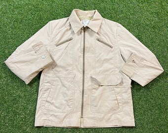 Vintage London Fog Zip Up Jacket Size Small S 80s 1980s Quality Warm Hunting Winter Fashion Puff Coat Hiking