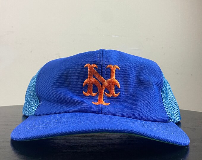 Vintage New York Mets Snapback Hat OSFA MLB Baseball Classic NY Queens Shea Stadium 1990s 90s