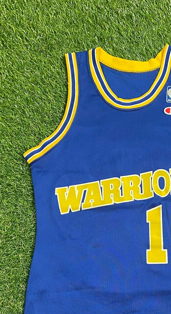 Vintage Golden State Warriors Jersey Champion Made USA Size Small