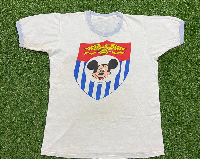 Vintage Mickey Mouse T Shirt Tee Size Small S Walt Disney World Magic Kingdom WDW Disneyland 1990s 90s
