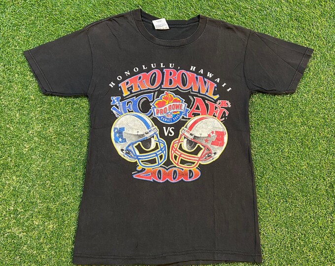 Vintage NFL Pro Bowl 2000 T Shirt Tee Logo Athletic Made Usa Size XXL 2XL NFL Football Nfc Vs Afc Honolulu Hawaii 00s