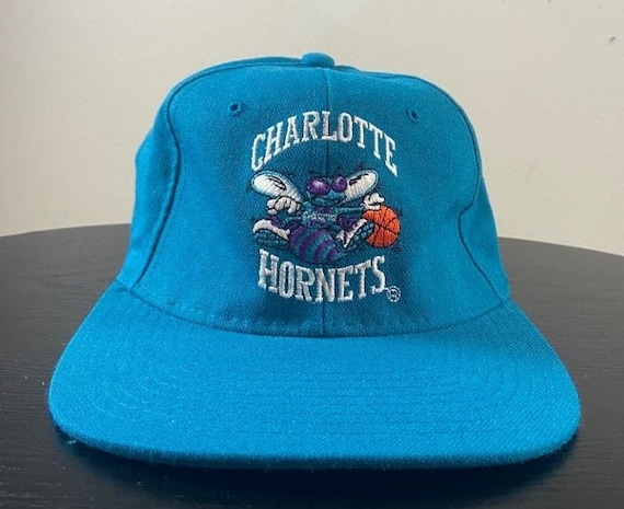 Vintage Charlotte Hornets Fitted Hat Starter Size 7 7 3/4 -  Sweden