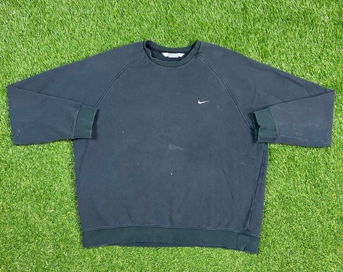 Vintage Nike Crewneck Sweatshirt Classic Nike Size Xtra Large XL Just Do It Air Jordan 1990s 90s Swoosh Pull Over