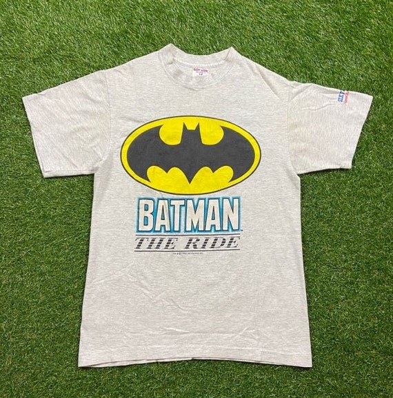Vintage Batman the Ride T Shirt Tee Jays Made USA Size Medium M