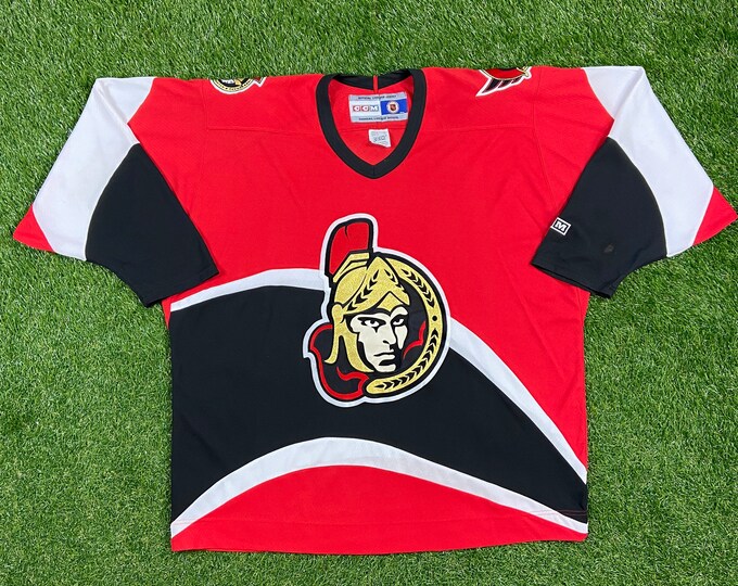 Vintage Ottawa Senator Hockey Jersey CCM Size Xtra Large XL NHL Hockey Canada 1990s 90s Alternate
