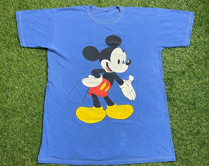 Vintage Mickey Mouse T Shirt Tee Size XXL 2XL Walt Disney World WDW Magic Kingdom Disneyland 1990s 90s