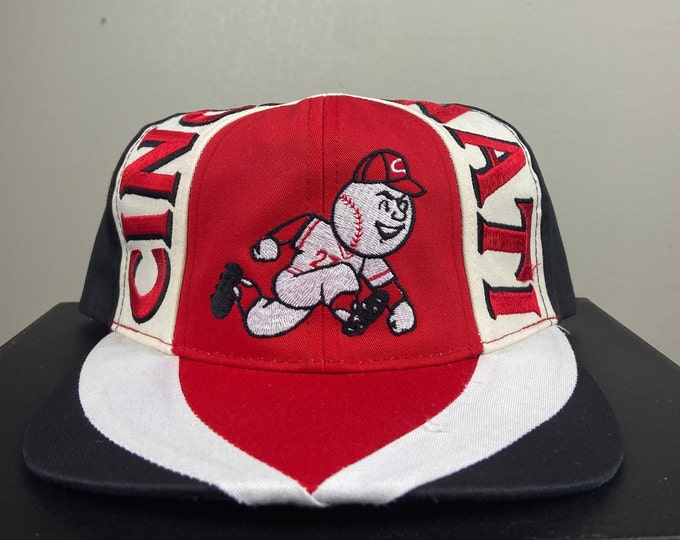 Vintage Cincinnati Reds Snapback Hat Twins Enterprise Inc MLB Baseball Ken Griffey JR Ohio Cleveland 1990s 90s