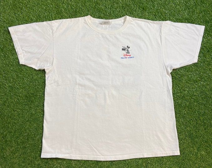 Vintage Disney MGM Studios T Shirt Tee Made Usa Size XXL 2XL Walt Disney World WDW Disneyland Magic Kingdom 1990s 90s