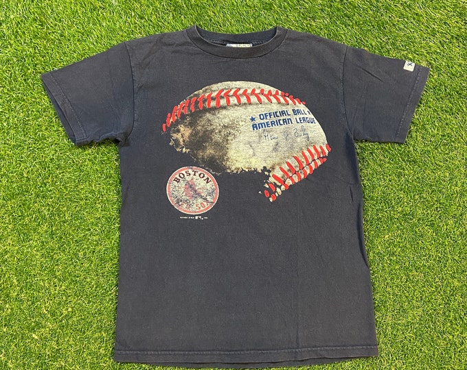 Vintage Boston Red Sox T Shirt Tee Lee Sport Made USA Size Large L New England MLB Baseball American League Stadium 1990's 89s