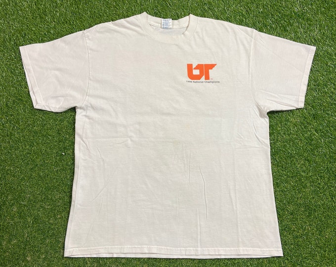 Vintage University of Tennessee Volunteers T Shirt Tee Size Xtra Large XL NCAA College Football Basketball 1990s 90s