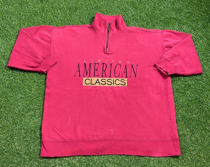 Vintage Limited American Classics Sweatshirt Size Large L Quality 1990s Oversized Comfy Great Fit Original 90s Pull Over