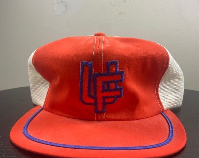 Vintage Florida Gators Strap Back Hat Cap Town Talk OSFA NCAA College Football UF University of Florida 1970s 70s Classic