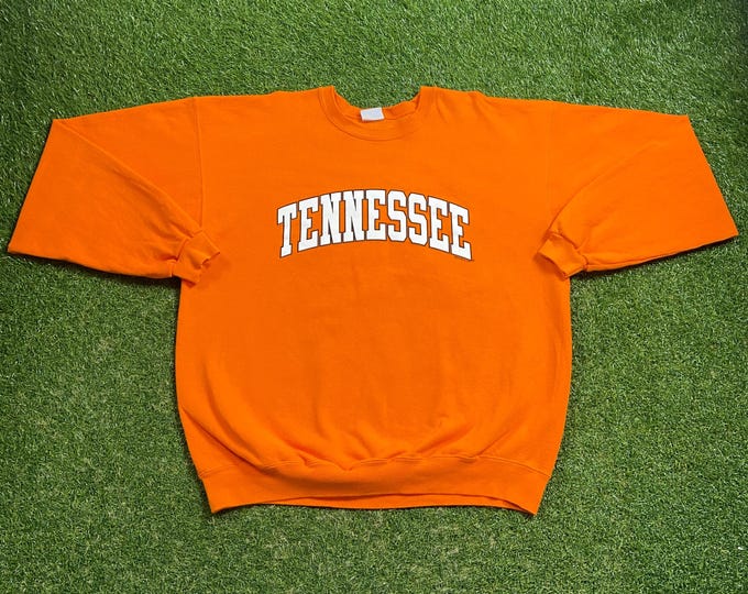 Vintage Tennessee Volunteers Crewneck Sweatshirt Size XXL 2XL NCAA College Football SEC 1990s 90s Pull Over Oversized