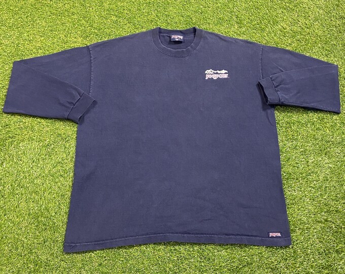Vintage Jansport Long Sleeve Shirt Made USA Size Xtra Large XL Great Outdoors Quality Comfy Great Fit Original 1990s 90s