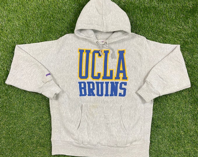 Vintage University of California Berkeley Hoodie Sweatshirt MVP Made Usa Xtra Large Xl NCAA College Football UCLA Los Angeles Pull Over