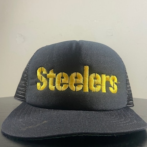 Vintage Pittsburgh Steelers Snapback Hat Cap New Era Made USA OSFA Pennsylvania NFL Football Classic 1990s 90s