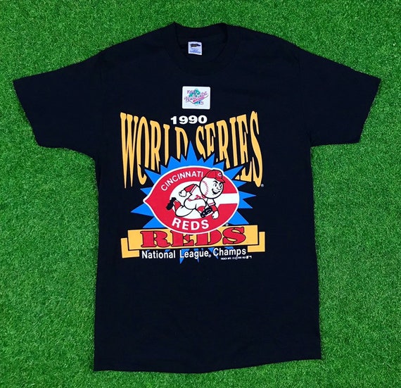 Vintage Deadstock Cincinnati Reds MLB 1990 World Series Champs Tee 