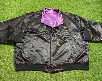 90s Hard Rock HOTEL LAS VEGAS レザースタジャン Vintage 90s Hard Rock Hotel Las Vegas Leather | Depop