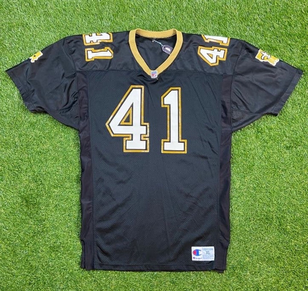 Vintage New Orleans Saints 41 Jersey Champion Made USA Xtra 