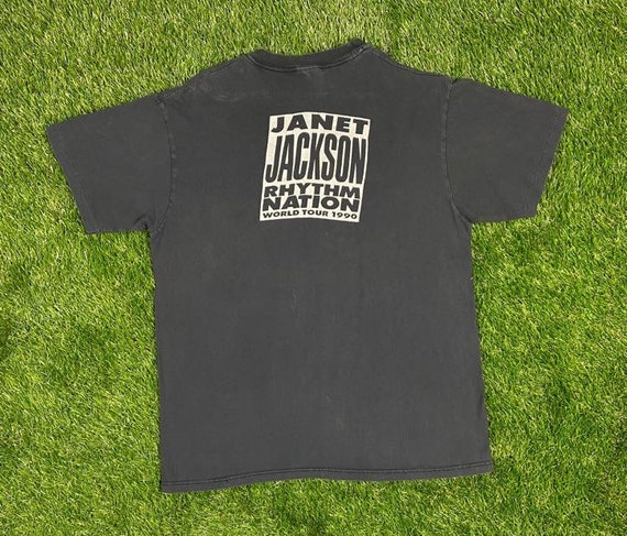 Vintage Janet Jackson Rhythm Nation 1814 World Tour 1990 T - Etsy