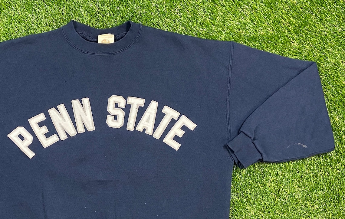Vintage Penn State University Crewneck Sweatshirt Made USA Etsy