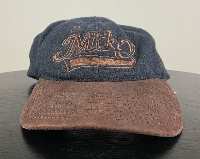 Vintage Mickey Mouse Snapback Hat Cap OSFA Made USA Walt Disney World Disneyland 1990s 90s