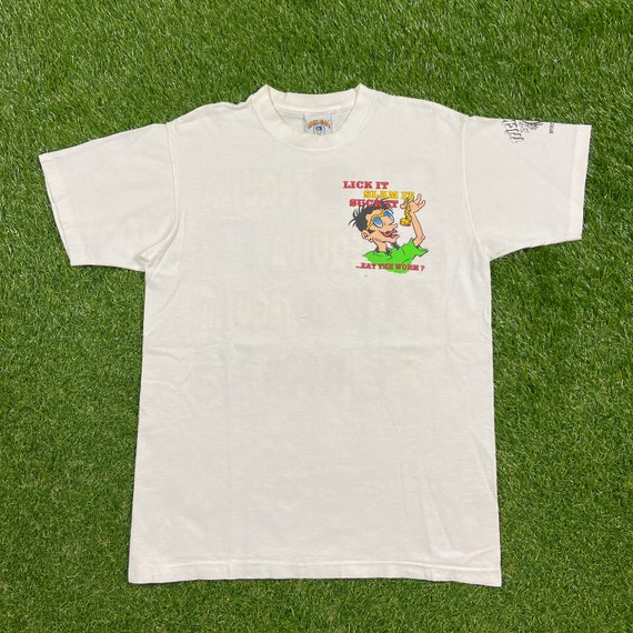 Vintage Tricky Dick's T Shirt Tee Made USA Size Large L Myrtle