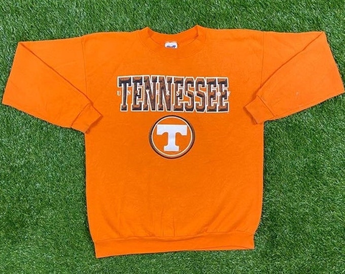 Vintage Tennessee Volunteers Crewneck Sweater Size Xtra Large NCAA College Football SEC Pull Over Oversized Comfy Cozy