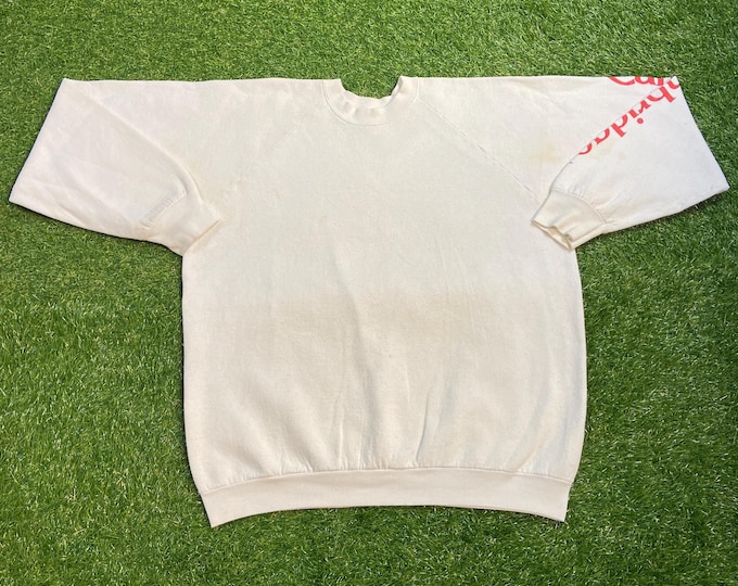 Vintage Cambridge University Crewneck Sweatshirt Made USA Size XL College Massachusetts Harvard University Classic Law Ivy League 1990s 90s