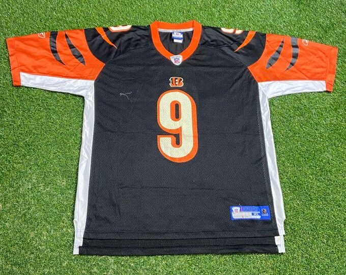 Vintage Cincinnati Bengals Carson Palmer #9 Jersey Reebok Size Xtra Large XL NFL Football Ohio Cleveland Authentic 00s