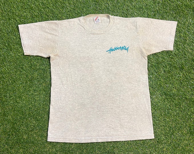 Vintage Habberstad BMW T Shirt Tee Made USA Size Medium M Nissan Luxury Car Classic Automobile Germany Engineering New York 1990s 90s