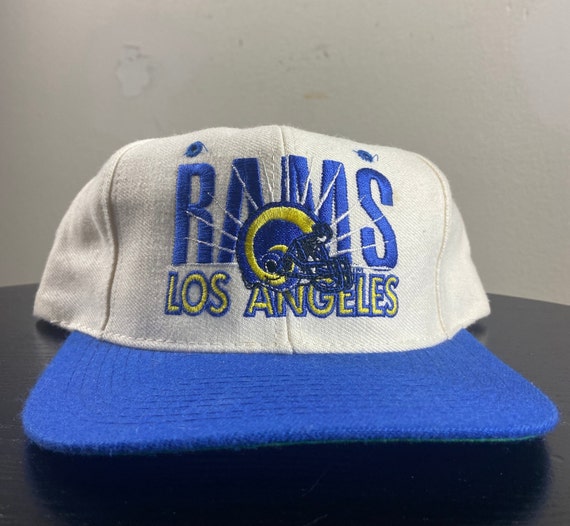 Old St Louis Rams NFL Reebok On Field Hat Cap Fitted L/XL Cotton Blend Blue