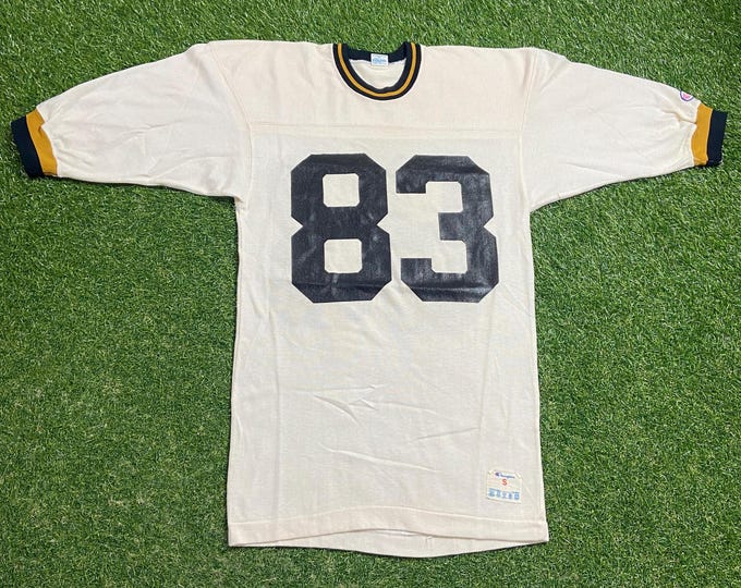 Vintage New Orleans Saints Jersey Champion Made USA Size Small S NFL Football Louisiana Big Easy Classic 1980s 80s