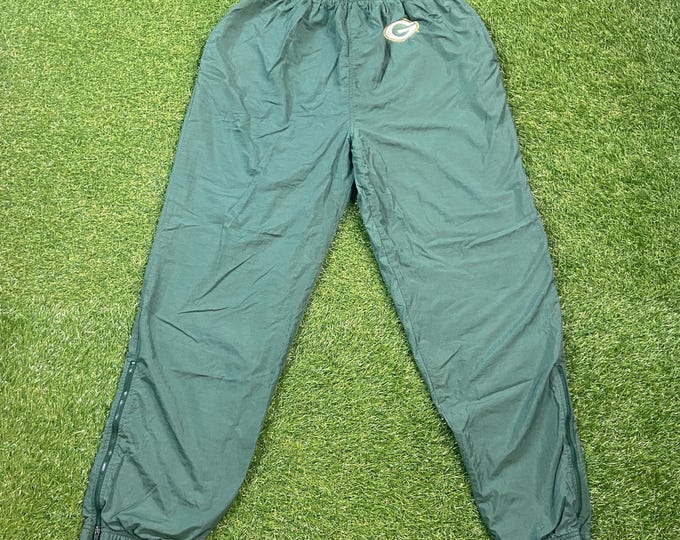 Vintage Green Bay Packers Pants Pants Champion Size Large L NFL Football Wisconsin Pack Cheese Head 1990s 90s