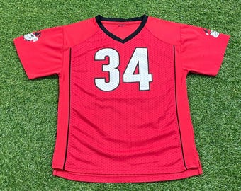 Vintage University of Georgia Bulldogs Jersey Size Youth XL NCAA College Football Athens Atlanta 1990s 90s