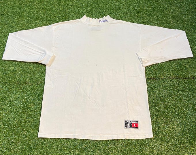 Vintage New England Patriots Long Sleeve Shirt Size Large L NFL Football Boston Massachusetts Tom Brady TB12 Super Bowl 1990s 90s