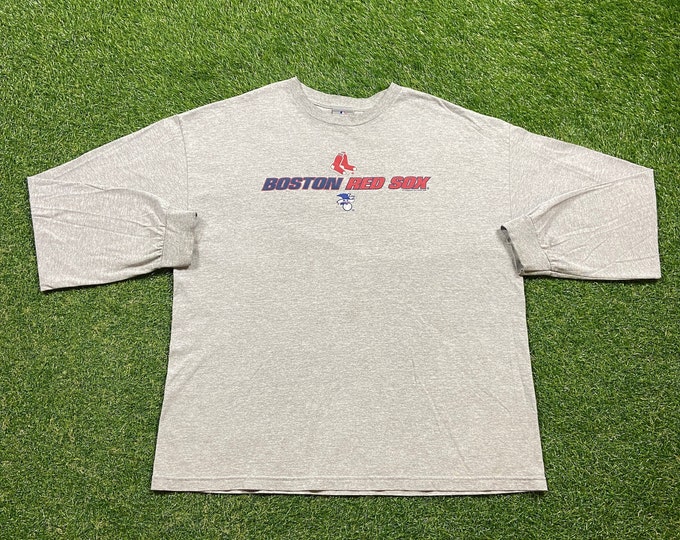 Vintage Boston Red Sox Long Sleeve Shirt Size XXL 2XL Fenway Park MLB Baseball New England Massachusetts 1990s 90s