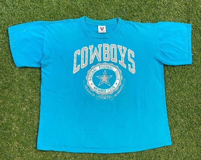 Vintage Dallas Cowboys T Shirt Tee SSI Size Large L NFL Football Texas 1990s 90s